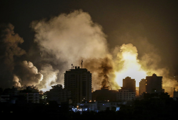 Płomienie w Strefie Gazy. 9.10.2023
