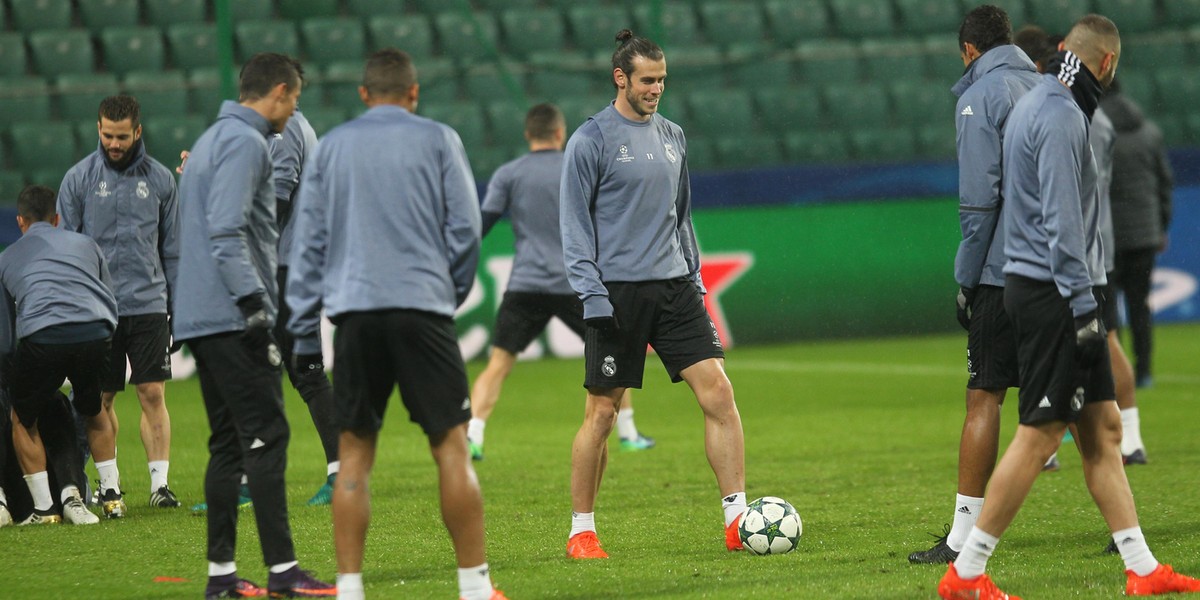 Real Madryt trenuje na stadionie Legii