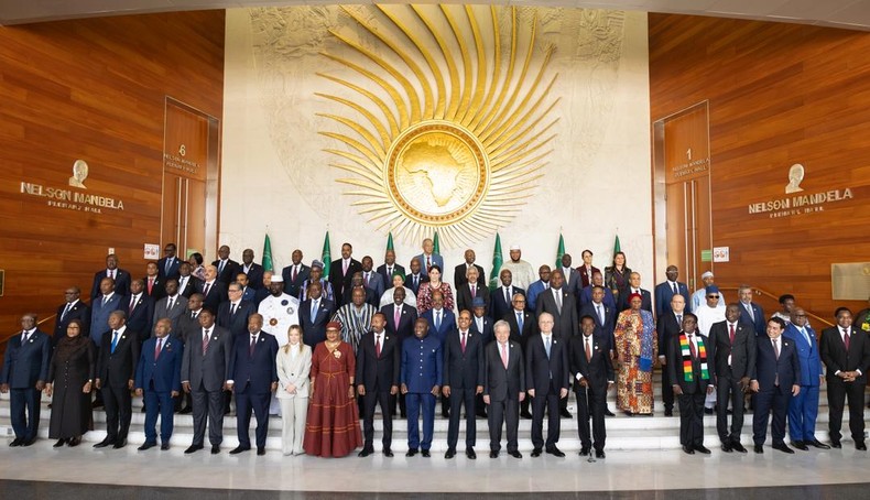 Family photo of African leaders gathered for the Summit in Addis Ababa. @AfDB_Group