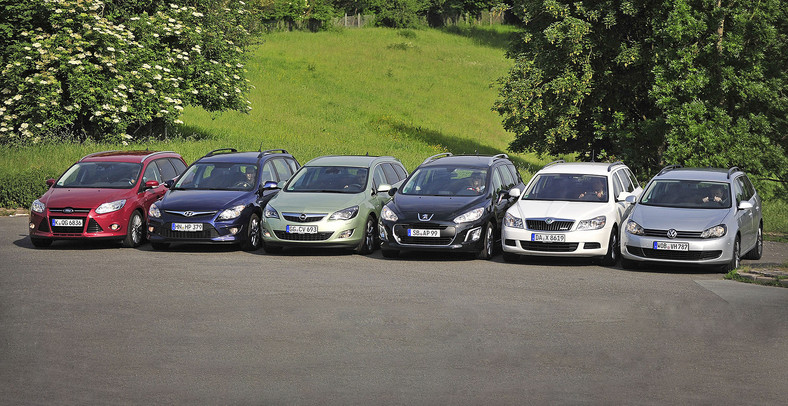 Używane kombi dla rodziny - Ford Focus kontra Hyundai i30, Opel Astra, Peugeot 208, Skoda Octavia i Volkswagen Golf