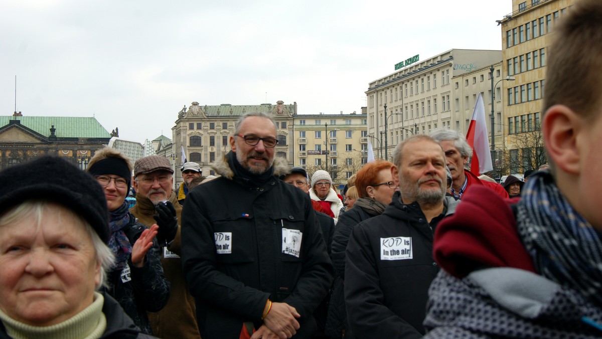 Poznań: Kijowski wziął udział w demonstracji KOD. "Było mnóstwo próśb, żebym przyjechał"