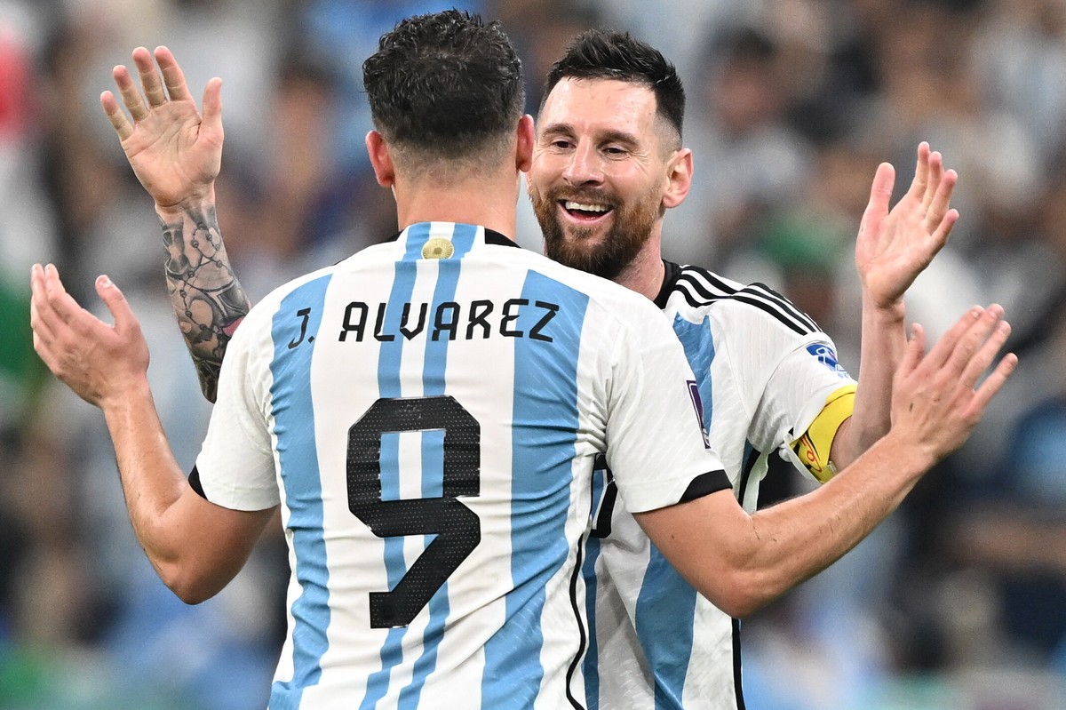 Julian Alvarez i Lionel Messi