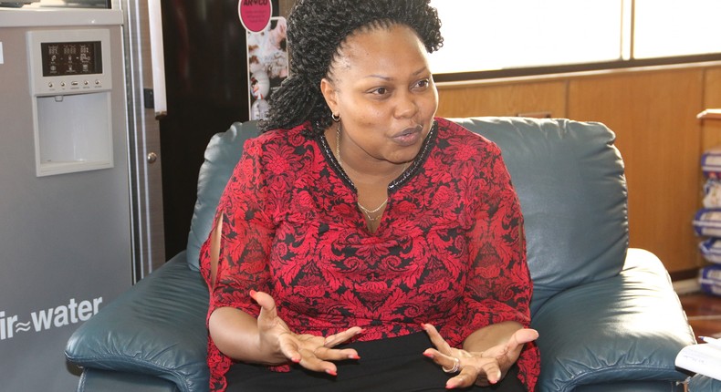 Nominated Senator Millicent Omanga