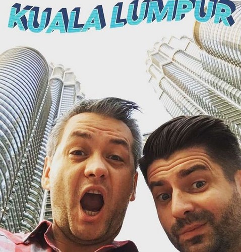 Robert Biedroń i Krzysztof Śmiszek w Malezji