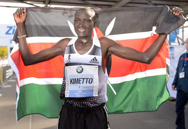 Dennis Kimetto wygrał maraton w Berlinie i pobił rekord świata