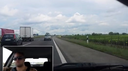Ettől a sofőrtől retteghet mindenki az M3-ason! Ön mit gondol az ilyen autósról? - videó!