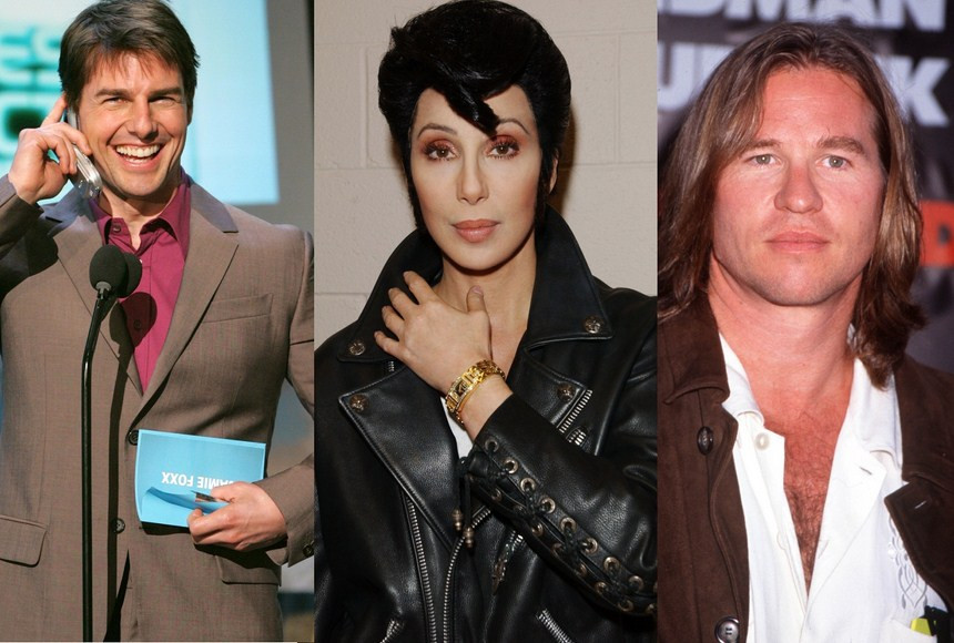 Tom Cruise, Cher i Val Kilmer (fot. Getty Images)