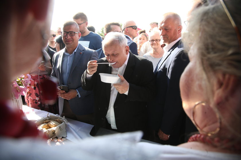 Jarosław Kaczyński na pikniku rodzinnym