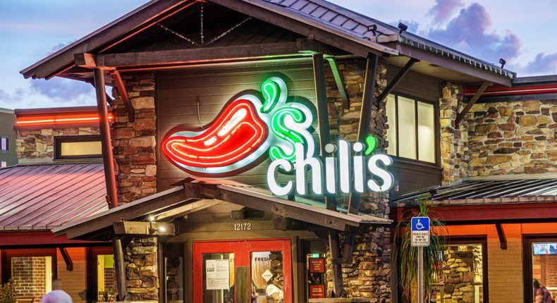 Rick Cardenas, the CEO of Darden Restaurants, said Chili's and Applebee's seem to be having some success competing with fast-food chains.Jeffrey Greenberg/Education Images/Universal Images Group via Getty Images