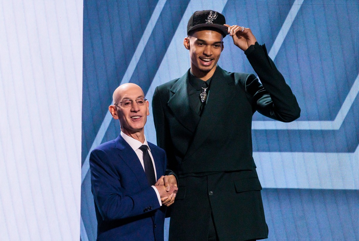 Adam Silver i Victor Wembanyama