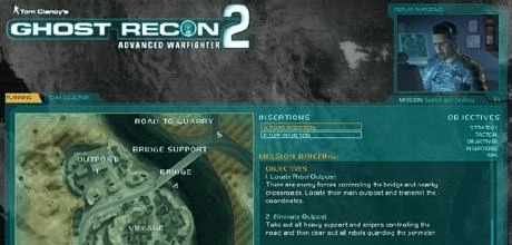 Screen z gry "Ghost Recon: Advanced Warfighter 2"