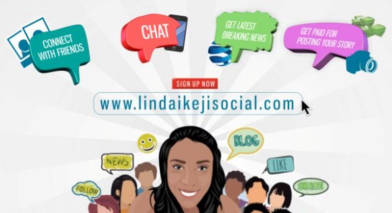 Linda Ikeji Social