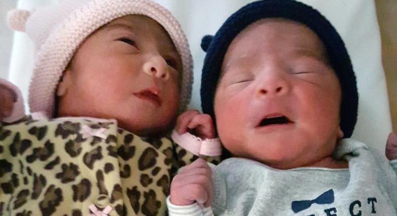 Meet twin babies who were born in different years