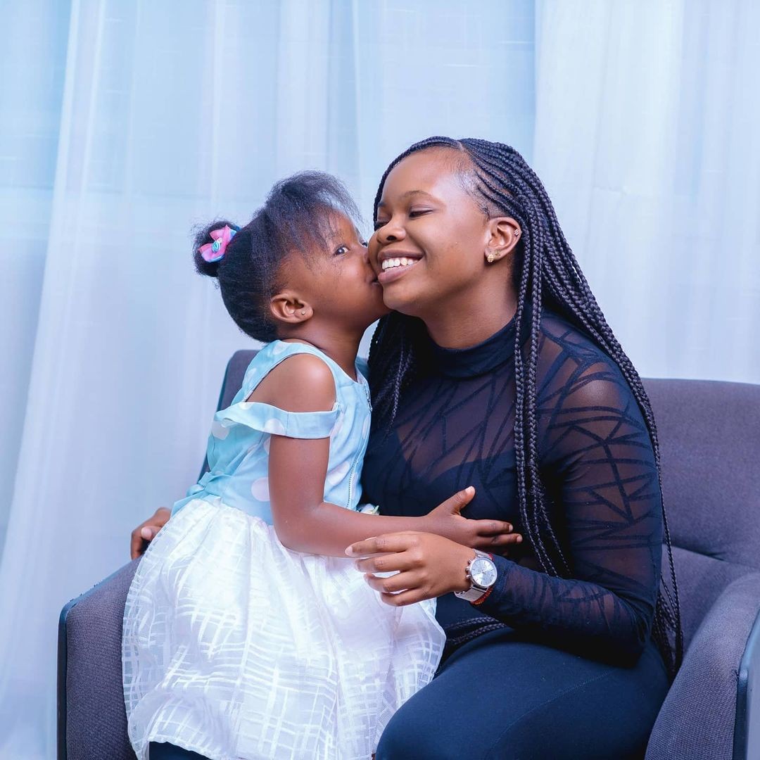 Yvette Obura and daughter Mueni Bahati