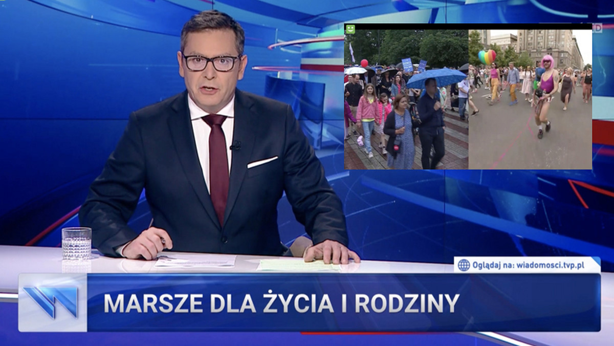 Manipulacja "Wiadomości" TVP. "Zagrożenie dla społeczeństwa"