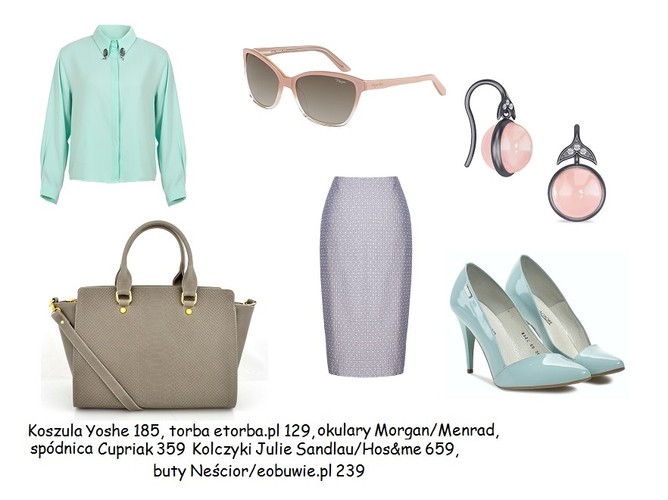 Pastelowe lato w pracy. STYLIZACJE