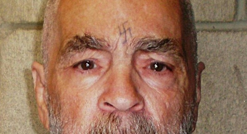 US mass murderer Charles Manson, pictured in 2009, was due to undergo surgery for intestinal bleeding, but doctors determined he was too weak and the procedure too risky