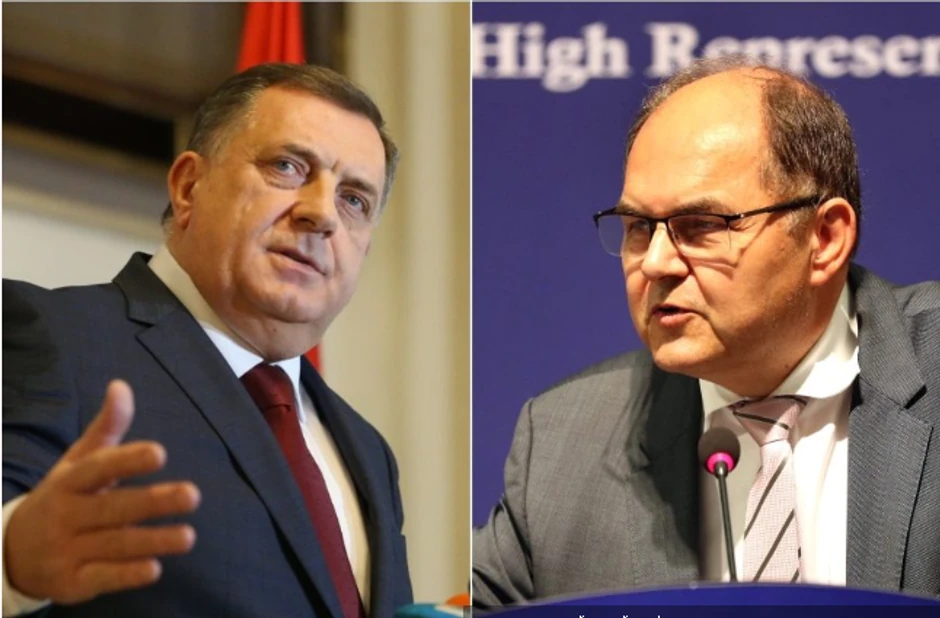 Milorad Dodik i Kristijan Šmit