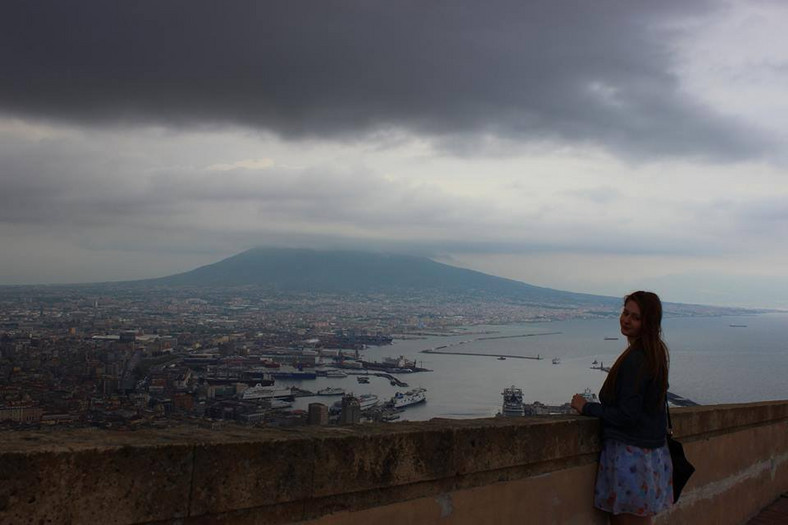 Pierwsza wizyta w Neapolu w 2015 r. Widok z zamku Sant'Elmo