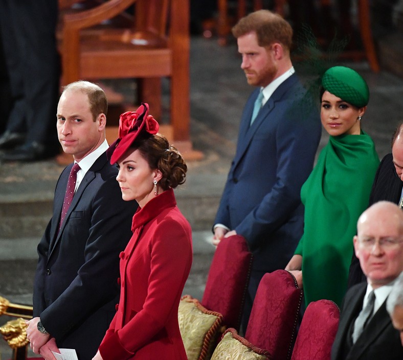 książę William, Kate Middleton, Meghan Markle, książę Harry