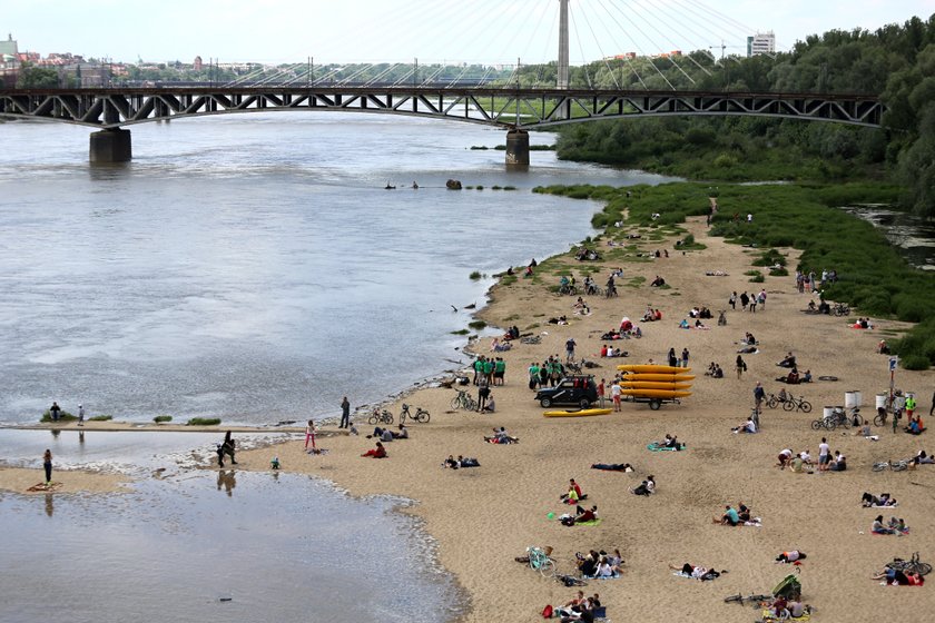 Zamknięta plaża Poniatówka