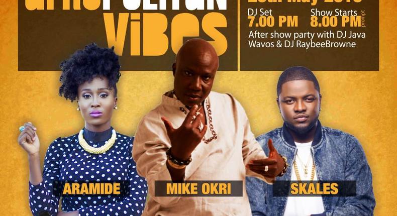  Mike Okri, Skales, Aramide and the 13 piece Bantu collective