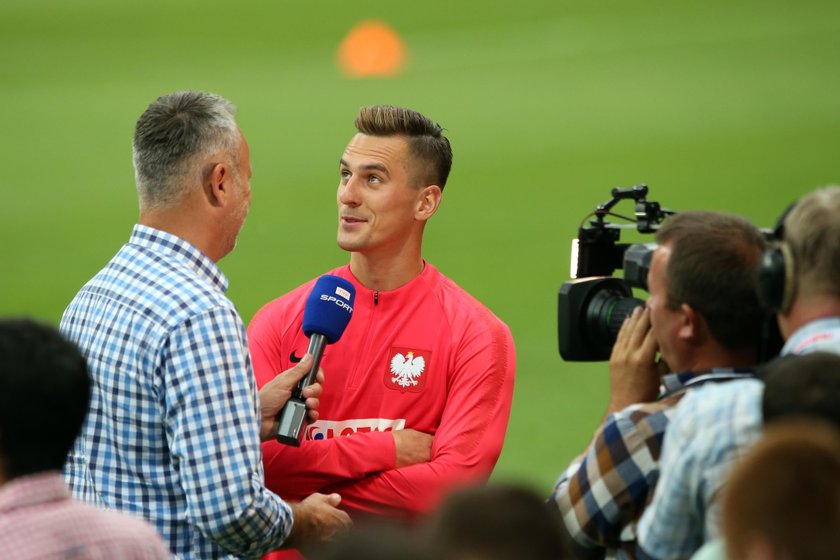 Pilka nozna. Reprezentacja Polski. Trening. 11.06.2018