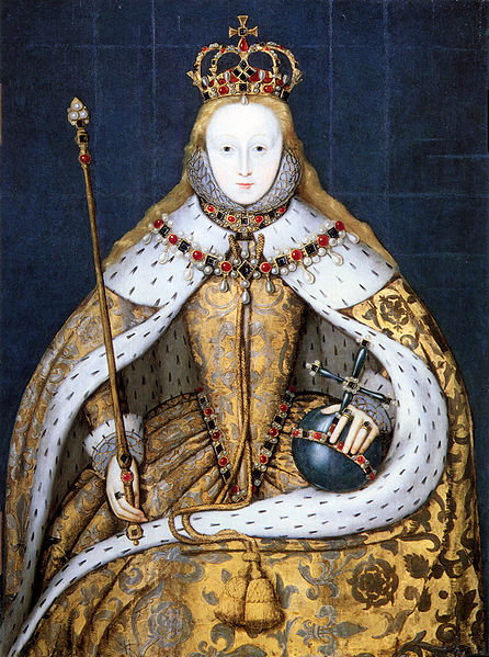 Portret koronacyjny królowej Elżbiety I – fot. domena publiczna 