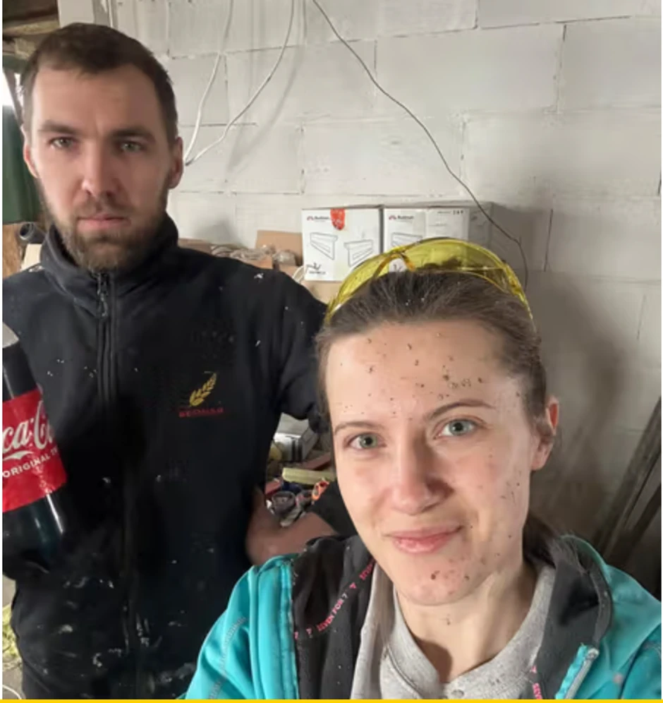 Poljski bračni par u renoviranju kuće