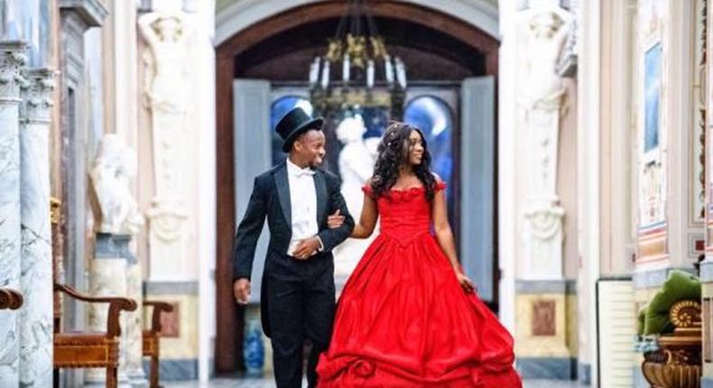 Ogenyi Onazi and Sandra Ogunsuyi's pre-wedding shoot