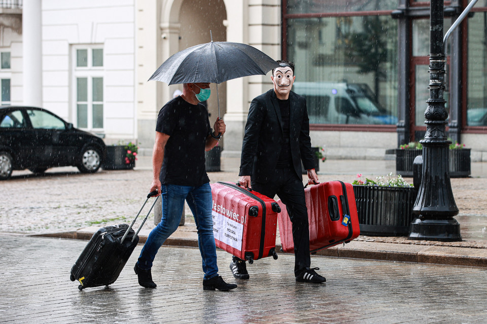 Protest pracowników branży turystycznej