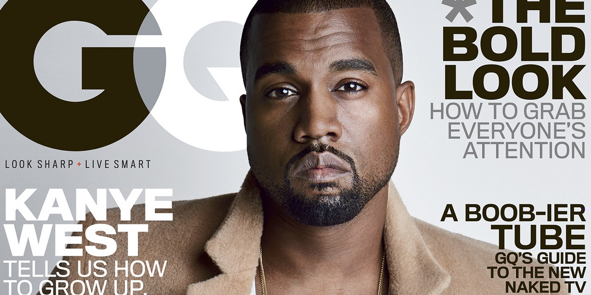 Kanye West na okładce "GQ"