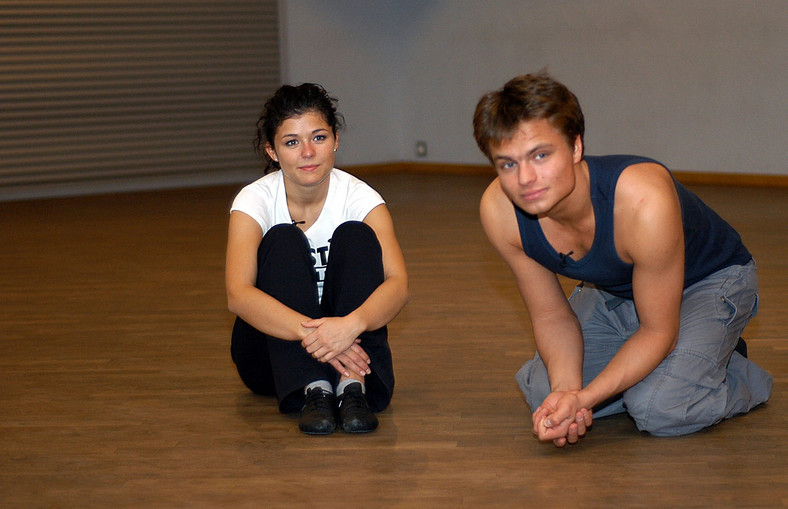 Katarzyna Cichopek i Marcin Hakiel podczas treningu przed programem "Taniec z gwiazdami"
