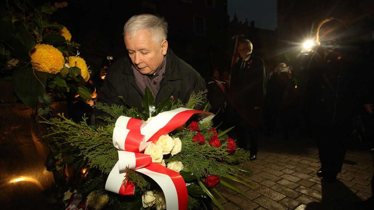 Jarosław Kaczyński wawel kraków obchody