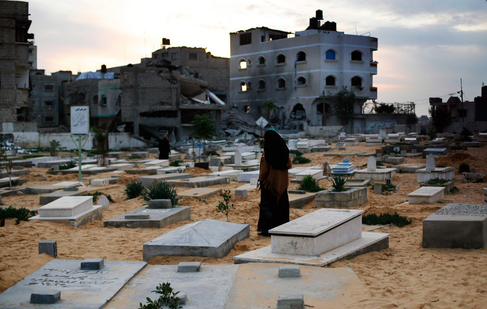 Zdjęcia ze Strefy Gazy po zawieszeniu broni w 2009 roku po izraelskiej operacji "Płynny Ołów" przeciwko Hamasowi