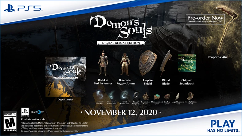 Demons's Souls Edycja Digital Deluxe