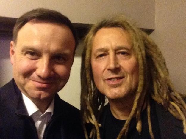 Andrzej Duda i Darek Majelonek