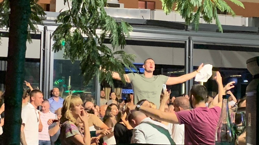 Nikola Jokić na Cecinom nastupu