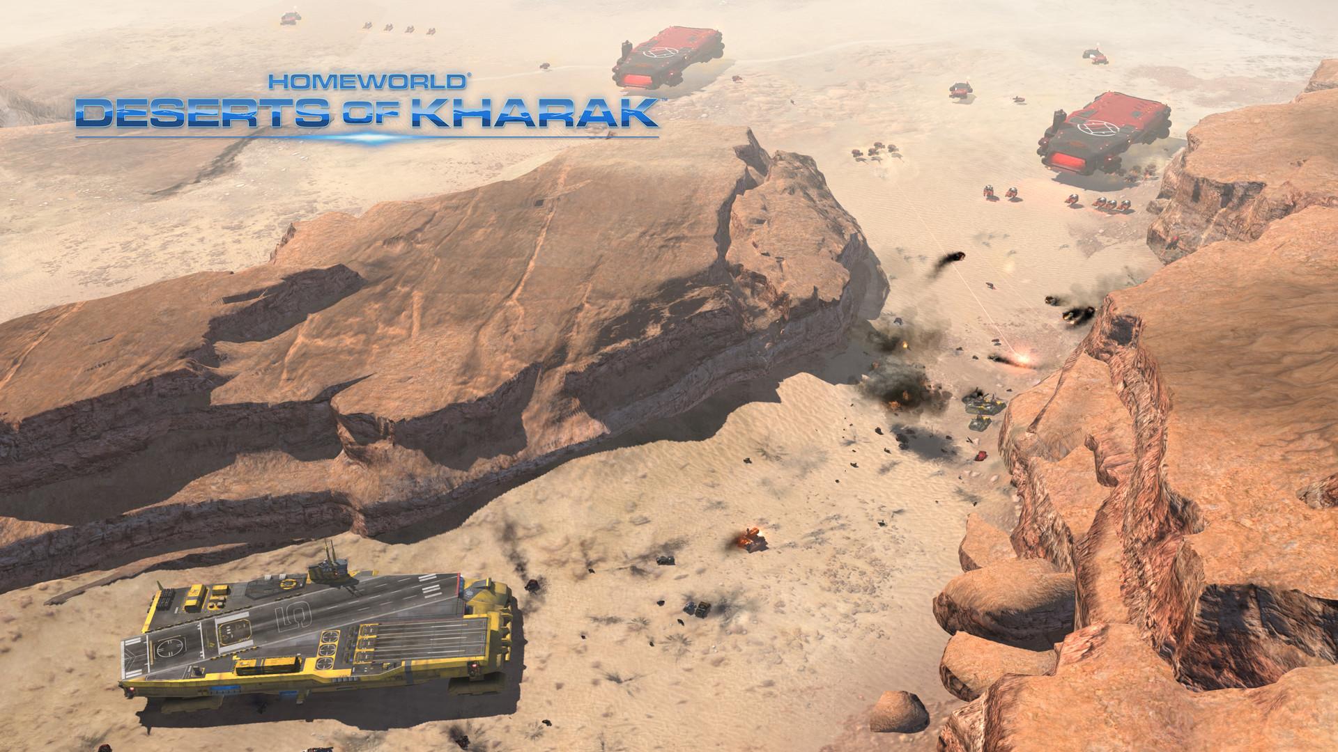 Oficiálny obrázok z hry Homeworld: Deserts of Kharak.