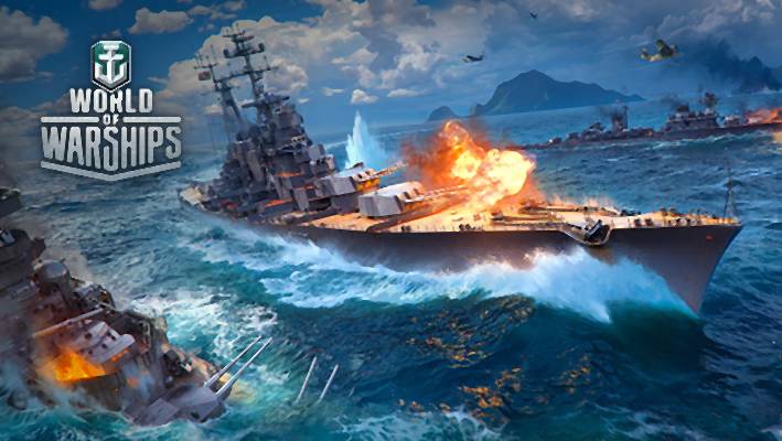 World of Warships - Artwork: Statki w boju / Gamescom 2018 (848x400)