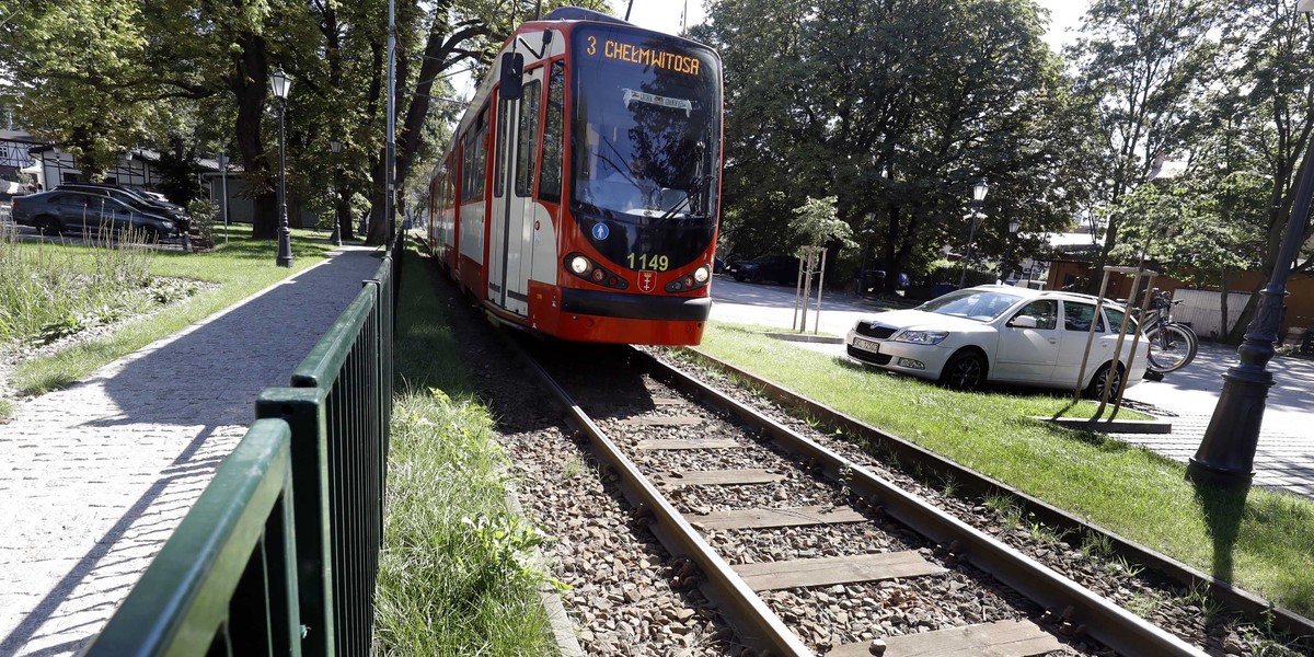 W Brzeźnie tramwaje pojadą po zielonym torowisku! 