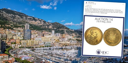 Polska moneta hitem w Monako. Padła zawrotna kwota