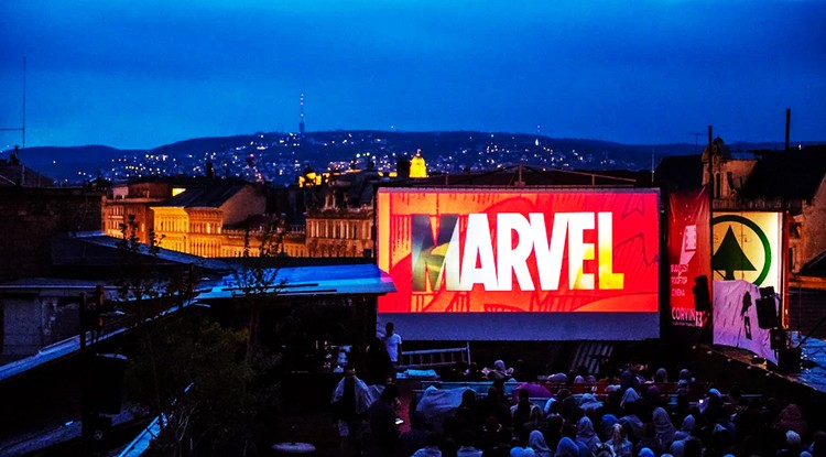 A Budapest Rooftop Cinema még a régi helyszínen.