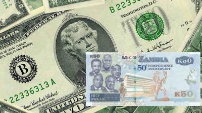 Zambian Kwacha and USD