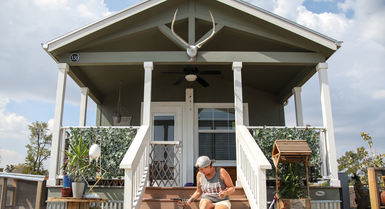 community first austin tiny home village formerly homeless 28