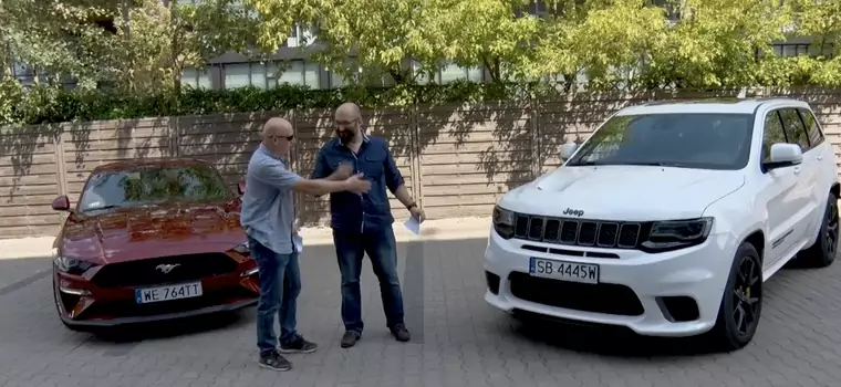 Auta bez ściemy - Jeep Grand Cherokee TrackHawk kontra Ford Mustang GT