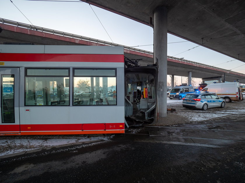 Motorniczy spowodował wypadek tramwaju w Łodzi?