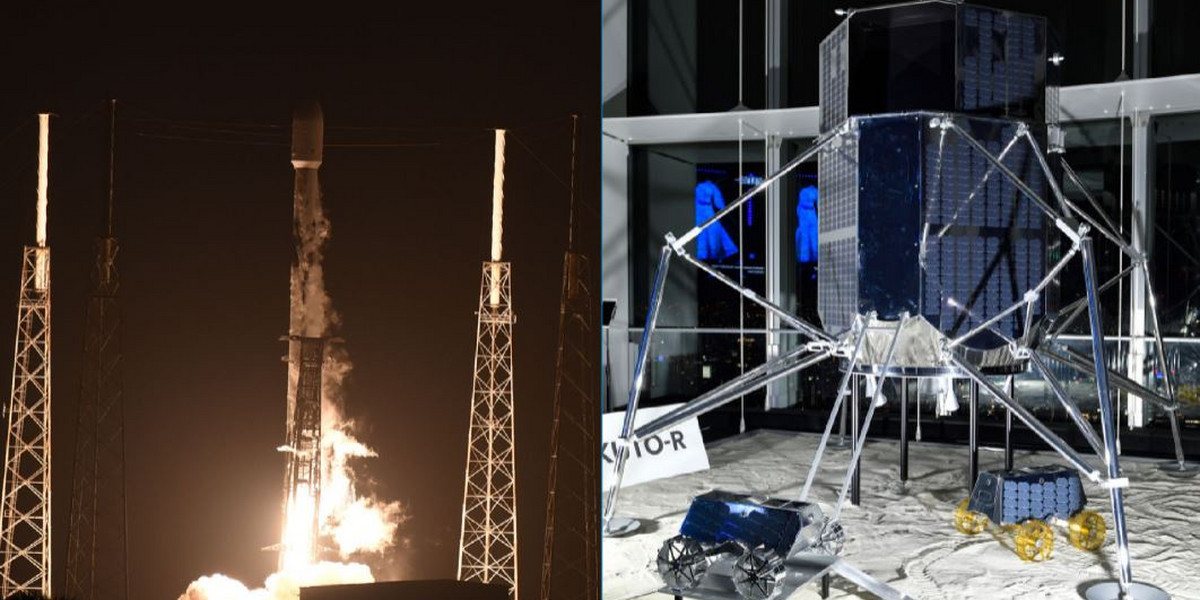 Japońska bezzałogowa misja księżycowa firmy iSpace wystartowała w grudniu zeszłego roku, a lądownik Hakuto-R został wystrzelony przy użyciu rakiety Falcon 9 amerykańskiej firmy SpaceX