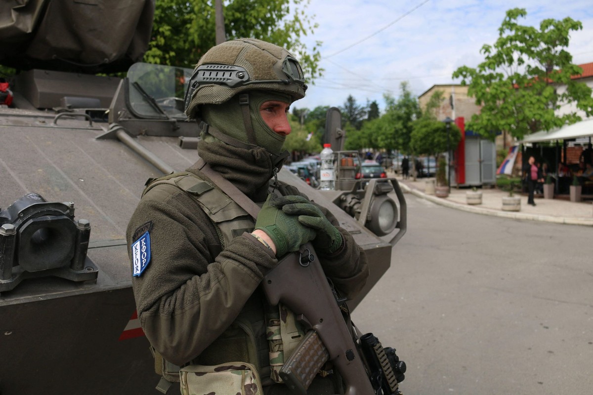 Żołnierze KFOR w Kosowie