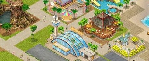 Screen z gry "Holiday World Tycoon".